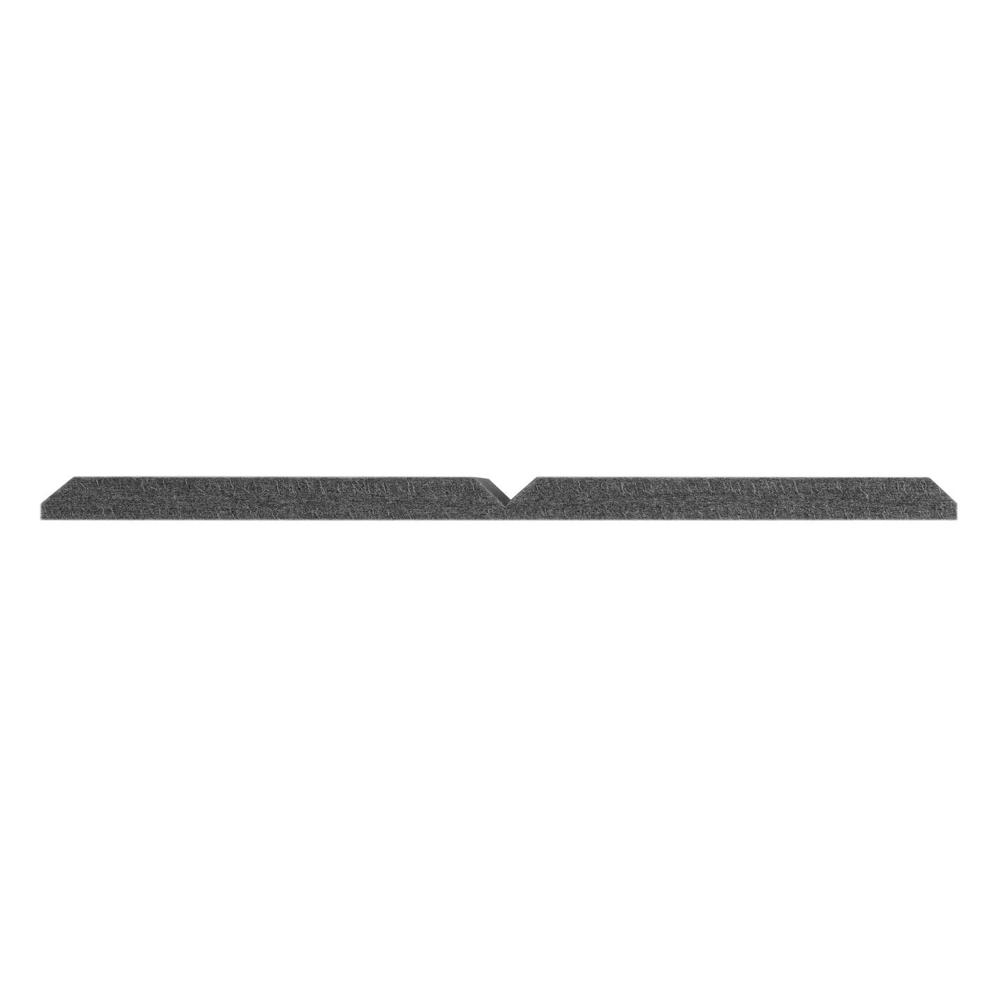 Etched Sample - Vertical Bevels 5" - Deep Cut
