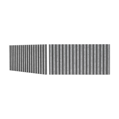 1" O.C. Vertical Bevels Wallcovering - 2 Tone
