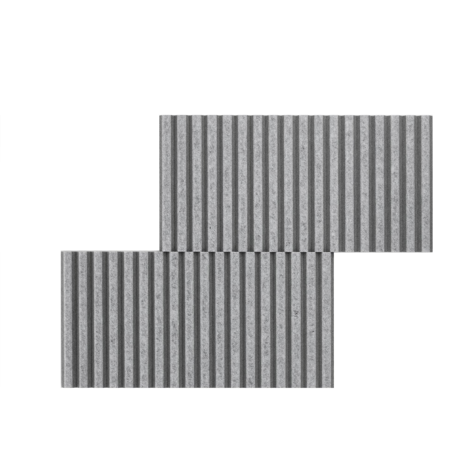 1" O.C. Vertical Bevels Wallcovering - 2 Tone