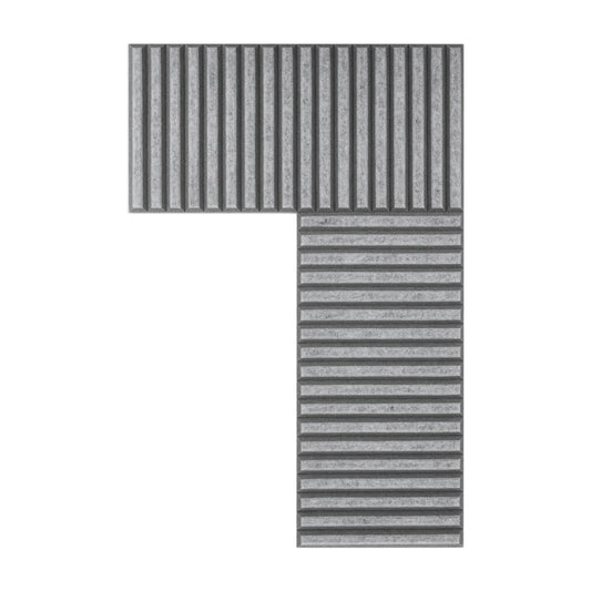 1" O.C. Bevel Tile- 2 Tone - 4 Beveled Sides