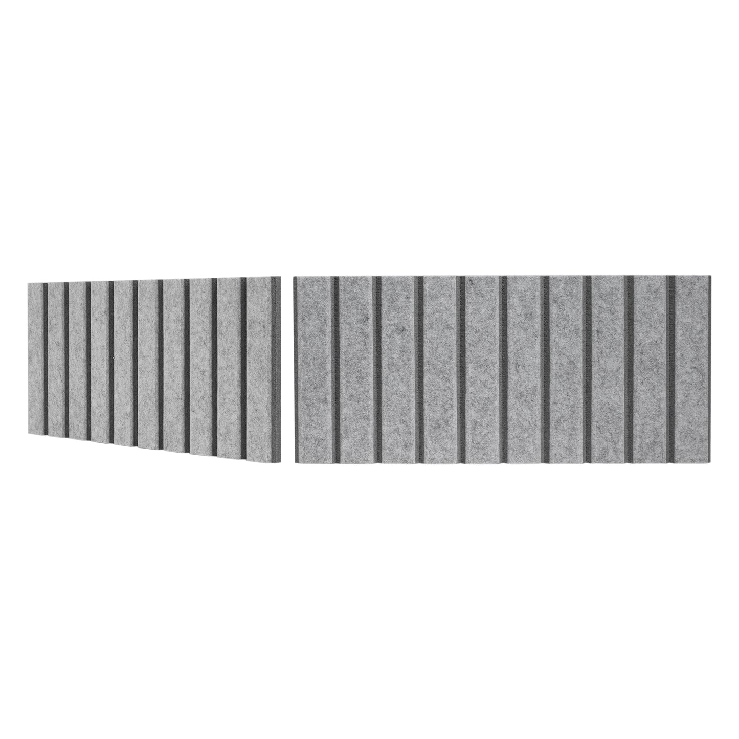 2" O.C. Vertical Bevels Wallcovering - 2 Tone