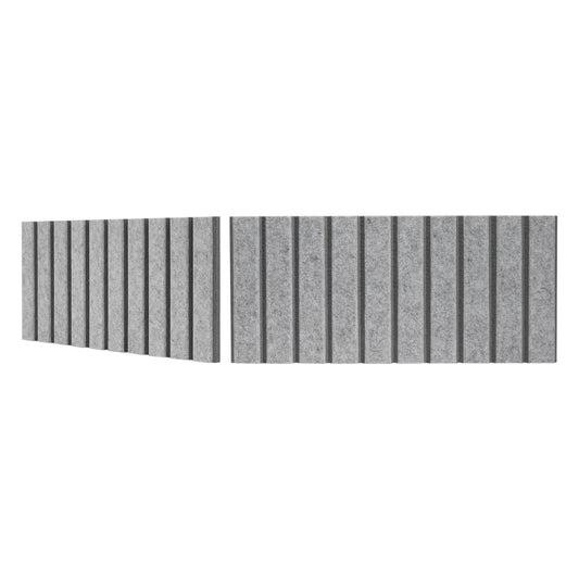 2" O.C. Vertical Bevels Wallcovering - 2 Tone
