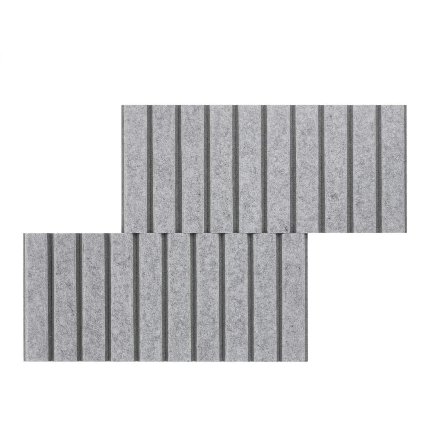2" O.C. Vertical Bevels Wallcovering - 2 Tone