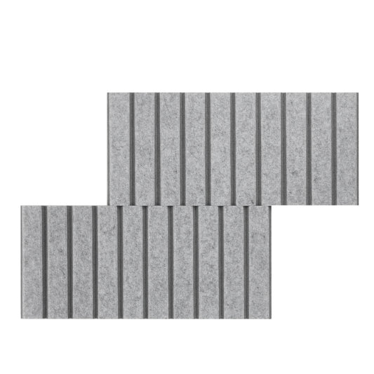 2" O.C. Vertical Bevels Wallcovering - 2 Tone
