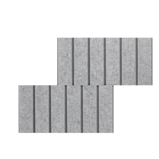 3" O.C. Vertical Bevels Wallcovering - 2 Tone