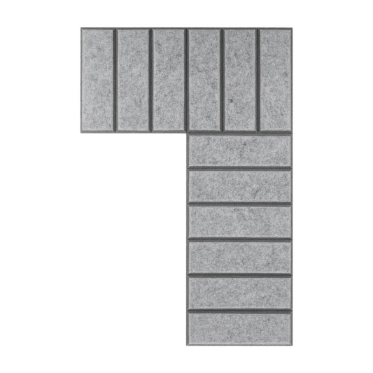3" O.C. Bevel Tile- 2 Tone - 4 Beveled Sides