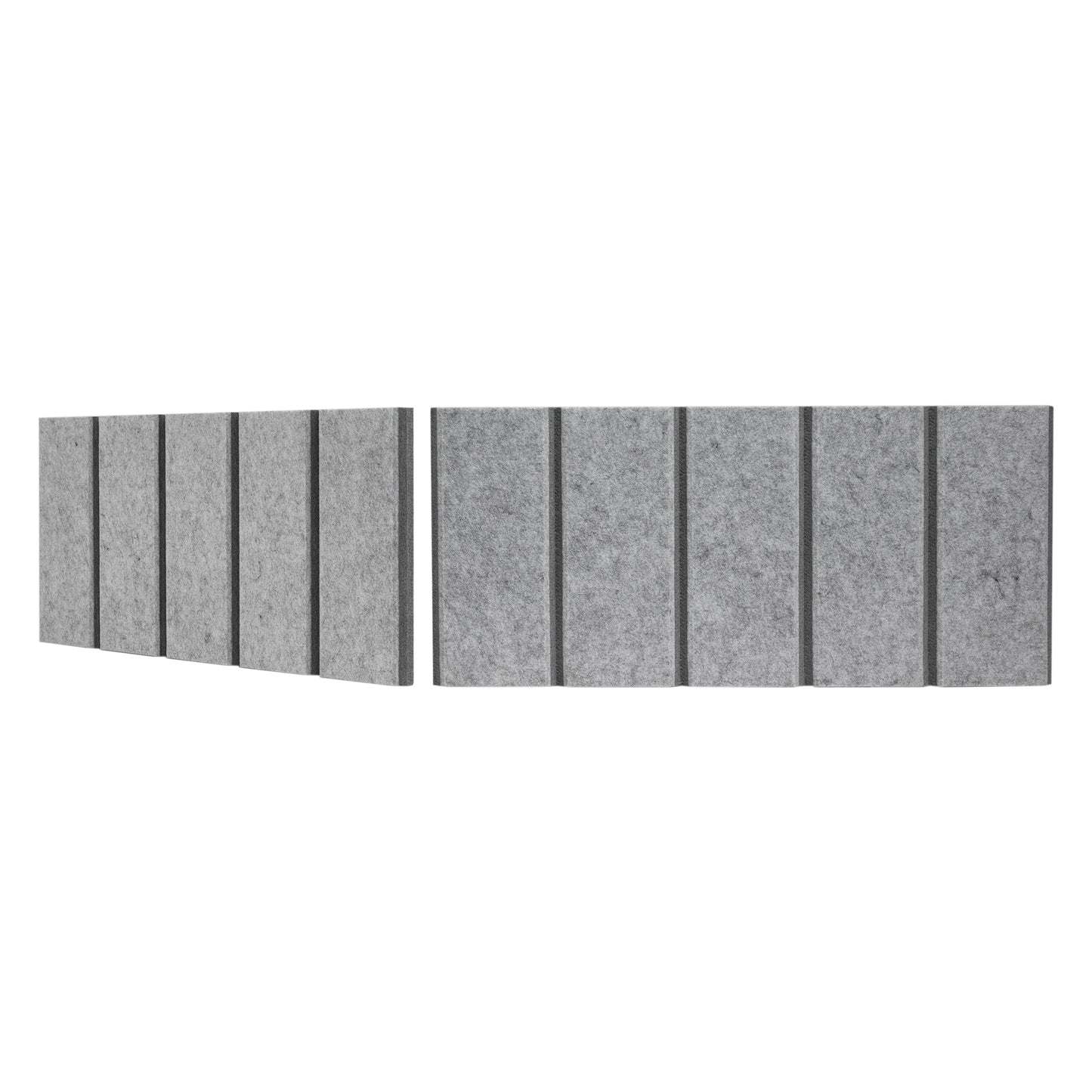4" O.C. Vertical Bevels Wallcovering - 2 Tone