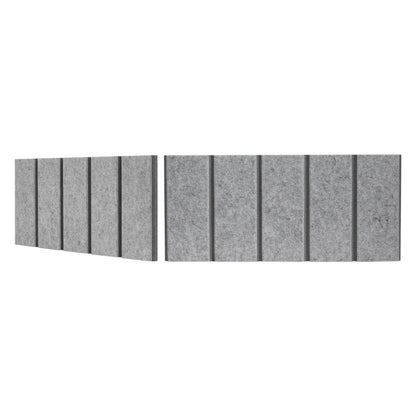 4" O.C. Vertical Bevels Wallcovering - 2 Tone