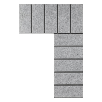 4" O.C. Bevel Tile- 2 Tone - 2 Beveled Sides