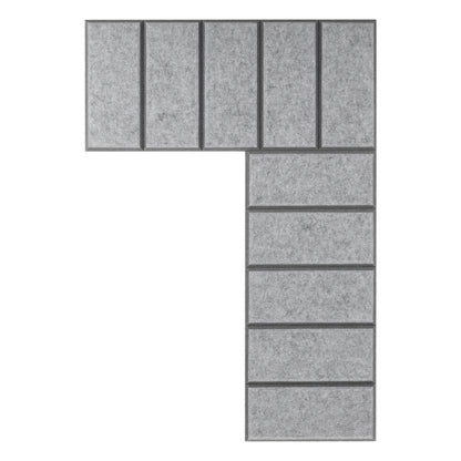 4" O.C. Bevel Tile- 2 Tone - 4 Beveled Sides