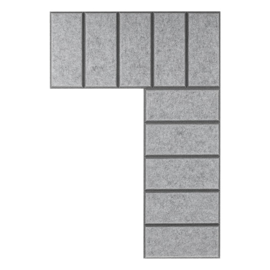 4" O.C. Bevel Tile- 2 Tone - 4 Beveled Sides