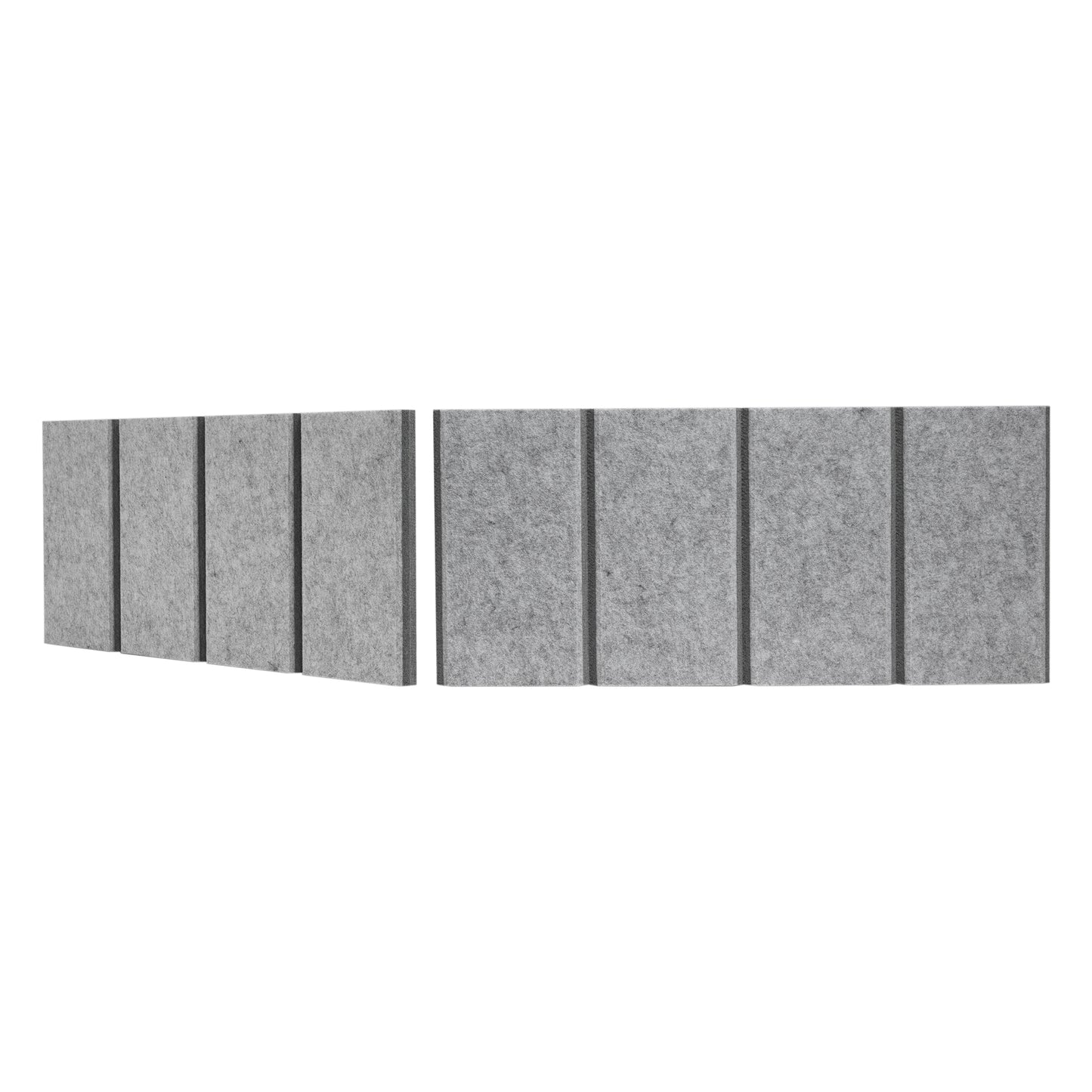 5" O.C. Vertical Bevels Wallcovering - 2 Tone