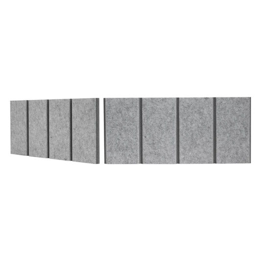 5" O.C. Vertical Bevels Wallcovering - 2 Tone