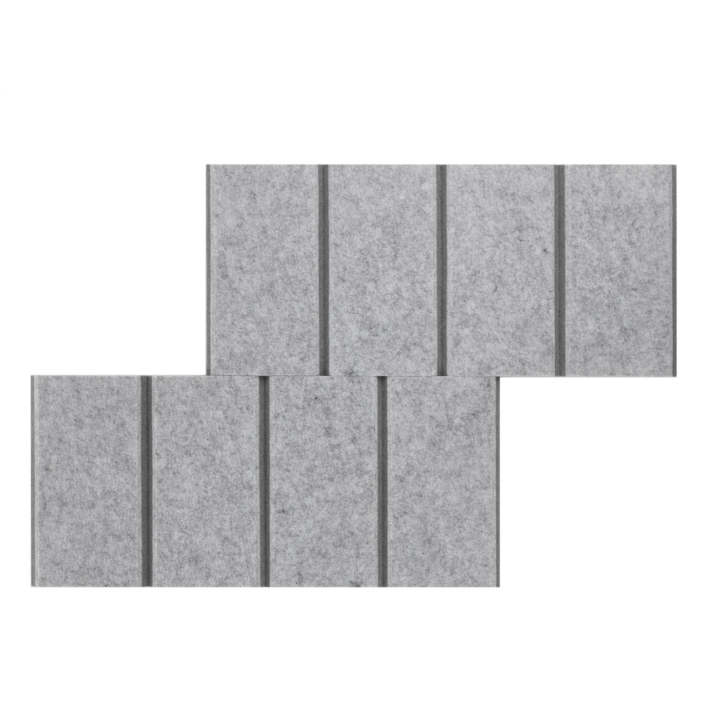 5" O.C. Vertical Bevels Wallcovering - 2 Tone