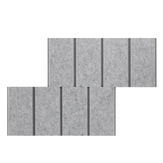 5" O.C. Vertical Bevels Wallcovering - 2 Tone