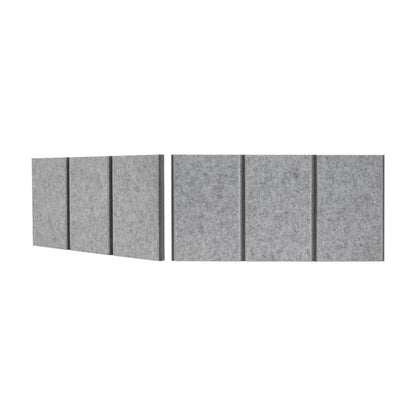 6" O.C. Vertical Bevels Wallcovering - 2 Tone