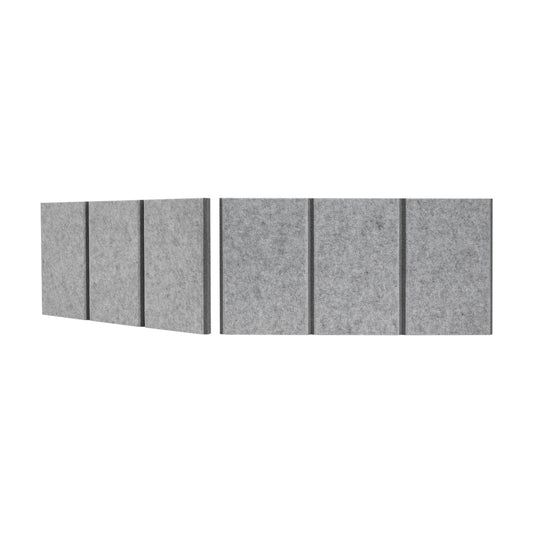 6" O.C. Vertical Bevels Wallcovering - 2 Tone