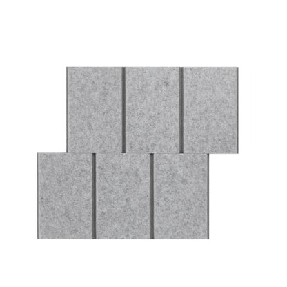6" O.C. Vertical Bevels Wallcovering - 2 Tone