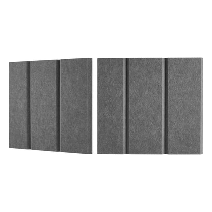 Etched Sample - Vertical Bevels 4" - Deep Cut